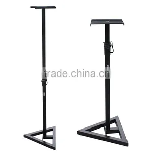 New Heavy Duty Telescoping Monitor Speaker Stand Height Adjustable Pair Studio thumbnail-4