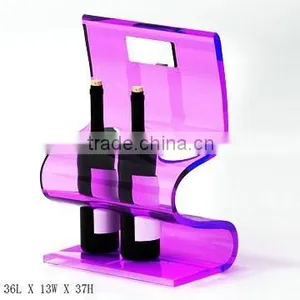 Wall-mounted Acrylic Wine Rack thumbnail-1