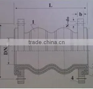 EPDM Twin /Double Sphere Flexible Rubber Joint BEST SALES thumbnail-3