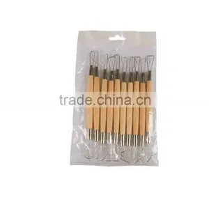 In Stock Wooden Stainless Pottery and Clay Modeling Tools Sculpture thumbnail-2