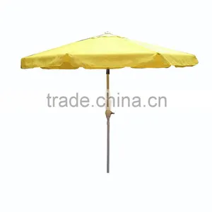 7.5 Feet Fiberglass Market Umbrella With Aluminium Pole thumbnail-1