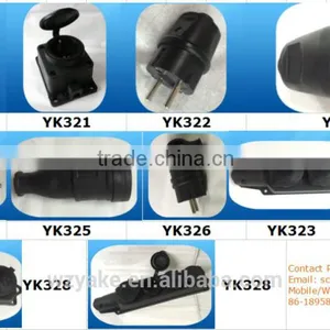 YK326 Ip44 Waterproof Socket With Cover thumbnail-2