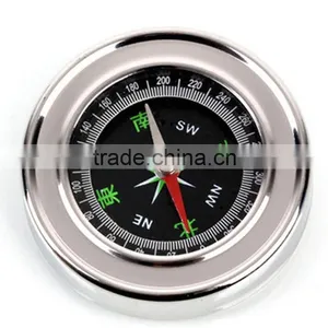 Outdoor Camping Navigation Tool Stainless Steel Lensatic Compass thumbnail-1