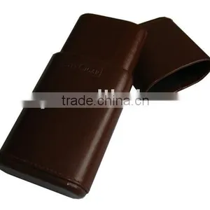 Leather Travel Cigar Case and Cigar Tube thumbnail-1