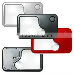 LED Pocket Card Magnifier, Suitable for Promotional Gifts Purposes, Measures 98 x 60 x 6mm thumbnail-1
