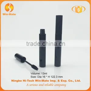 Classical Black Make Your Own Lable 13ml Flat Plastic Cylinder Mascara Tube thumbnail-3