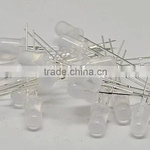 Green LED 5MM Round With Domed Top Light Emitting Diode ( Lens Color Diffused White ) thumbnail-1