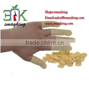 CE/ISO Approved Natural Latex Beige Latex Finger Cots thumbnail-1