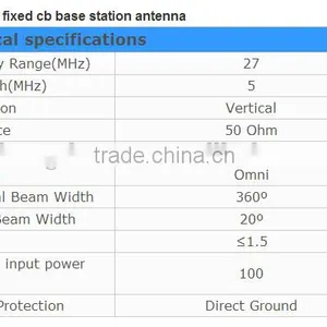 27MHz 5m Fixed cb Base Station Antenna,27mhz Wireless cb Radio Base Antenna thumbnail-2