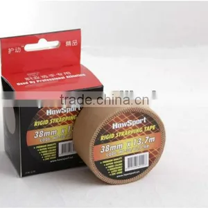( S )OEM for European Sports Tape Strong Adhesive Zinc Oxide Porous Rigid Sports Strapping Tape 5cmx13.7m Manufacturer thumbnail-1