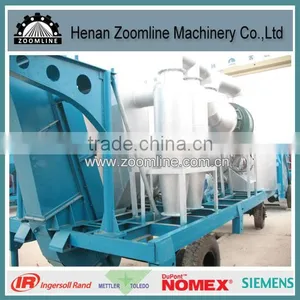 China Gold Supplier 60t/hr Mobile Asphalt Drum Mix Plant Price thumbnail-1