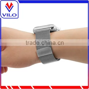 Milanese Loop Watch Band For Apple Watch Stainless Steel Wrist Watch Strap 38mm 42mm thumbnail-4
