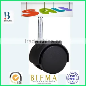 BL Clearance Sale 40mm Black Light-duty Durable Long-iron Stem Nylon Mould Caster thumbnail-1
