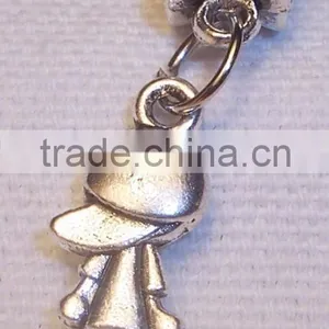 925 Sterling Silver Pretty Boy Dangle Charms Beads Fit European Bracelets thumbnail-2