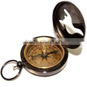 Brass Compass-Australian Kangaroo - Collectible Locket Compass 13317 thumbnail-2