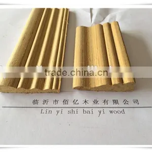 Linyi Baiyi Wood Supply Exterior Wood Moulding Ornamental Wood Moulding thumbnail-1