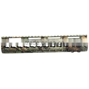Funpowerland Keymod 10 Inch Camo Color Rifle Length Key Mod Free Float Rifle Style Handguard Rail Mount thumbnail-2