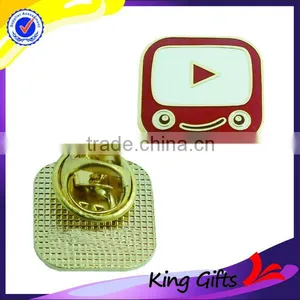 Custon Personalized Design Cloisonne Gold Lapel Pin Badge thumbnail-1