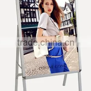 60*80cm Single Sided Aluminum A Frame Sign Board Picture Frame thumbnail-1