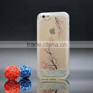 Mobile Phone Jelly TPU Case For Iphone 6 4.7",For Iphone 6 Case TPU Quicksand Liquid Glitter Case thumbnail-6