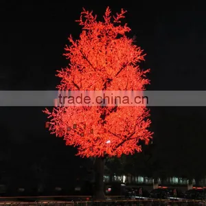 13m Big and Tall Red LED Cherry Blossom Tree Light for Garden Decoration thumbnail-1
