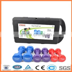 10kg Vinyl Dipped Dumbbell for Women Lose Weight thumbnail-1