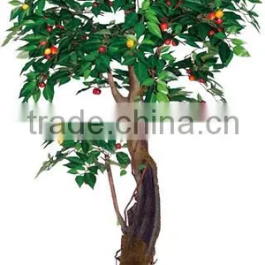 Wholesale Indoor Decorative Artificial Bend Oak Tree With Acorns thumbnail-4