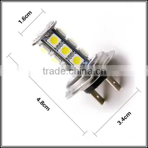 Fog Light Lamp H7 LED Auto Lighting 5050 LED 18 SMD 12V Foglamp Lights Bulbs thumbnail-4
