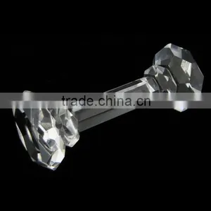 Transparent Crystal Dumbbell Crystal 3d Models for Gift Items thumbnail-1