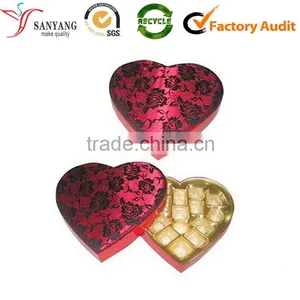 Custom Wholesale Sweet Lovely Heart Shape Gift Packing Box for Chocolate Candy Biscuit to Kids thumbnail-2