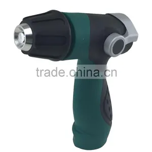 3 Ways Solid Metal Hose Nozzle Thumb Control Garden Spray Gun thumbnail-5