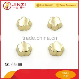 High Quality Clothing Accessories Flower Shaped Custom Metal Button Fastener thumbnail-2