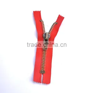 NO.10 METAL ZIPPER ANTI-BRASS TEETH YKK QUALITY thumbnail-1