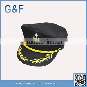 High Quality Navy Captain Sailor Hat With Stock Quality Choice thumbnail-6