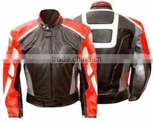 DL-1195 Good Quality Unisex Lambskin Leather Motorbike Jackets thumbnail-1