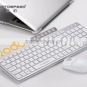 2.4G Wireless Keyboard and Mouse,combo Sets,slim Design,different Color Optional thumbnail-2