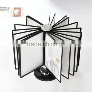 A4 Half Moon Handling Display Reference Rack 20 Pockets Display Reference Rack thumbnail-1