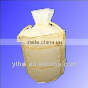 2 Ton pp Tubular Bag,white,coated Big Bag With Inlet thumbnail-1