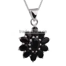 Fashion New Style 925 Sterling Silver Wholesale Gemstone Pendants thumbnail-1