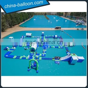 Water Park Slide Tubes Inflatable Water Obstacle Course For Kids/Adults In Amusement Park thumbnail-1