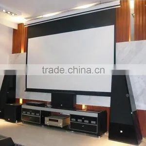 Luxury Tab Tension Projection Screen With Soft Matte White Fabric 12 Inch 16:9 thumbnail-1