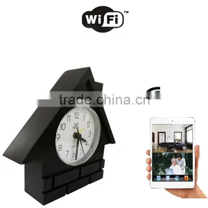 720P WIFI Mini Clock Camera Family Network Camera Remote Monitoring thumbnail-1