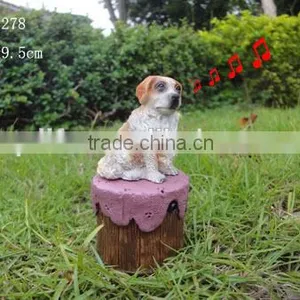 Resin Sensor Singing Small Puppies Gift Items Wholesale thumbnail-4