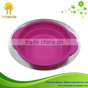 Hot Sell and Convenient Food Grade Silicone Pet Food Bowls thumbnail-1