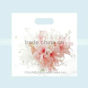 Plastic Bag Retailers General Merchandise Die Cut Bag With Reinforced Handle thumbnail-2