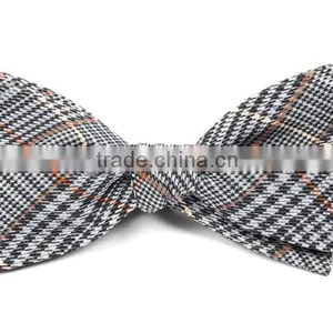 2016 Hot Sale Pantons Checkered Pattern Polyester Handmade Bowties for Men thumbnail-6