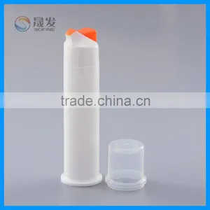 Shantou Factory Price 120ml Empty Plastic Airless Pump Toothpaste Bottle thumbnail-2