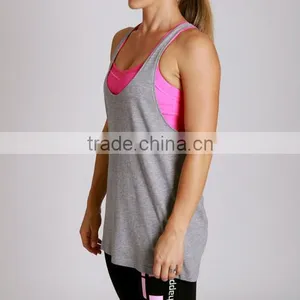 2016 Tank Top New Fashion Summer Plain Dyed Sleeveless Cotton Women Tank Top, Gym Clothes 2016 thumbnail-3