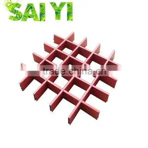 100*100 Decorative Building Material Metal Roof Ceiling Tile thumbnail-3