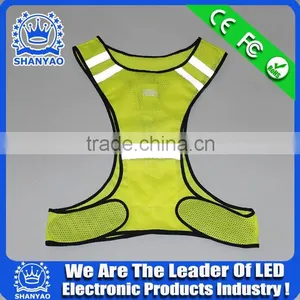 2016 Summer China Road Led Range Green Safety Officer Vest Reflective thumbnail-2